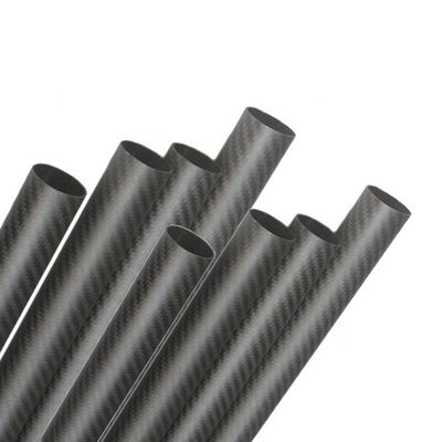 3k Twill Surface High Tensile Strength Carbon Fiber Tube для промышленных применений