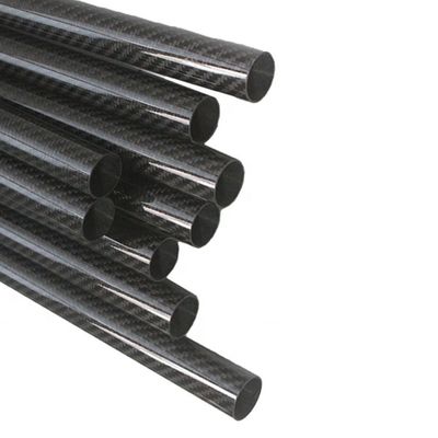 3k Twill Surface High Tensile Strength Carbon Fiber Tube для промышленных применений