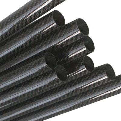 3k Twill Surface High Tensile Strength Carbon Fiber Tube для промышленных применений