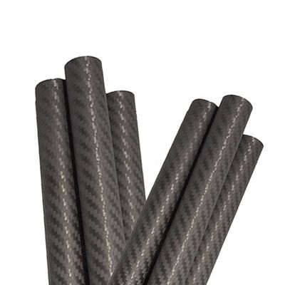 3k Twill Surface High Tensile Strength Carbon Fiber Tube для промышленных применений