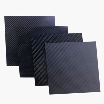 Пластинка с ЧПУ на заказ Обработка из углеродного волокна с 3K Twill Plain Design и технологией прессы